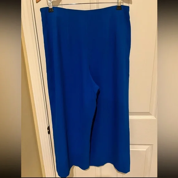 Bundle 👖👚Ted Baker Vibrant Blue Wide-Leg Pants& Nine West Black Sweater - Picture 7 of 16